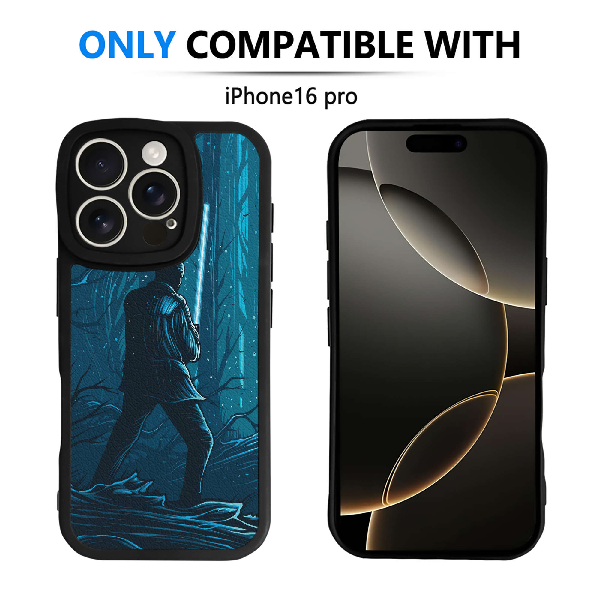 （画像用） スター・ウォーズ Star Wars 【iPhone 16シリーズ対応】シリコンスマホケース（レザー調） 材質：シリコン